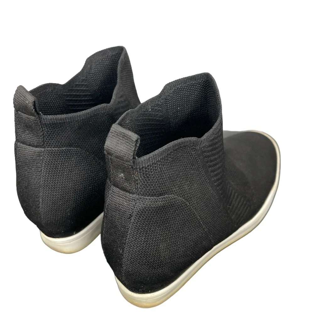 Mia‎ Black Hidden Wedge Heel Fashion Sneakers